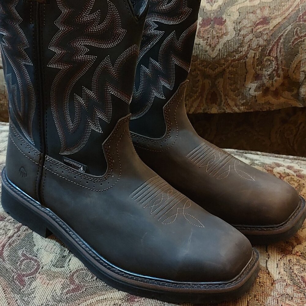 Wolverine Mens Rancher Waterproof Steel-toe Wellington